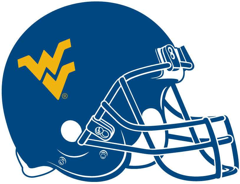 West Virginia Mountaineers 1980-Pres Helmet Logo diy DTF decal sticker